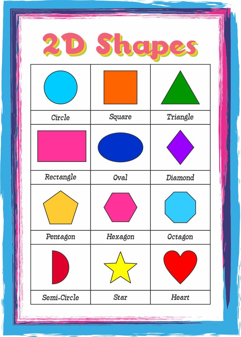 10 Best Printable Shapes Chart Printablee