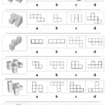 11 Plus Key Stage 2 11 Plus Spatial Reasoning 3D Shapes Topdown 2D