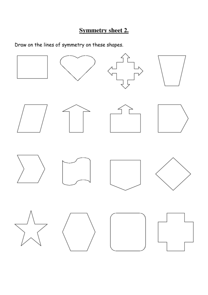 14 Best Images Of Lines Of Symmetry Worksheets Worksheeto