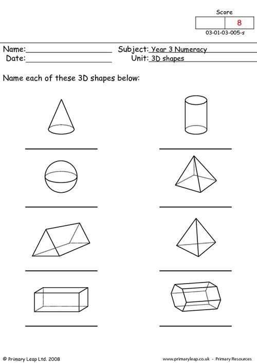 15 Building 3D Shapes Worksheet Worksheeto