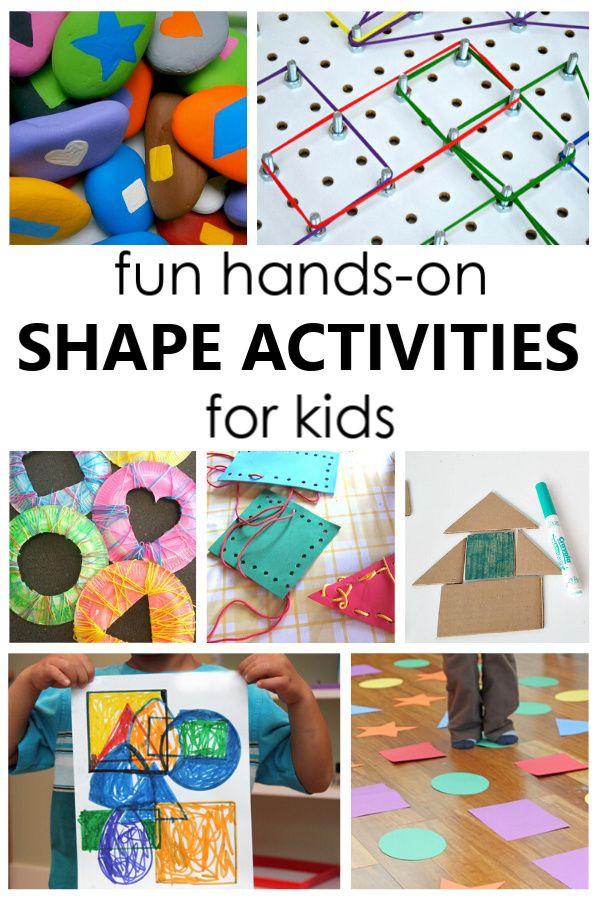 17 Creative Shape Activities For Preschool And Kindergarten Shapes 