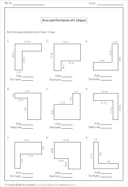 26 Area Of Irregular Shapes 3rd Grade Perimeter Worksheets Area And 