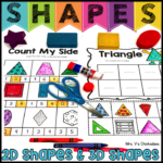 2D 3D Shapes 107 Pages Of Worksheets Hands On Activities Mrs V s