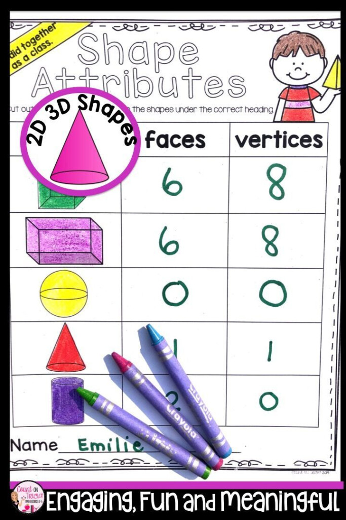 2d And 3d Shapes Assessment Geometry Shape Activities 2d And 3d 