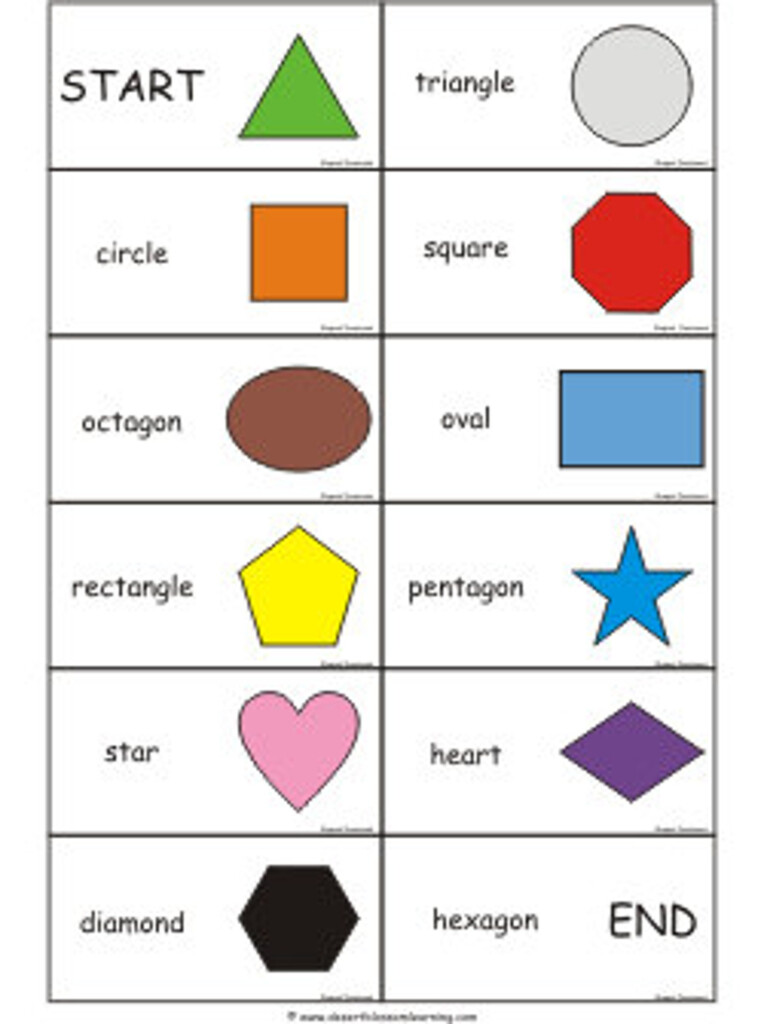 2D Shapes Games And Flashcards Shape Dominoes EBook PDF Etsy