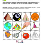 3 D Shape Sorting Worksheet Have Fun Teaching