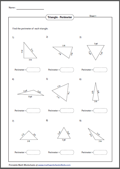 31 Perimeter Find The Missing Side Length Worksheet Free Worksheet