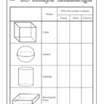 3D Shapes Worksheets 99Worksheets