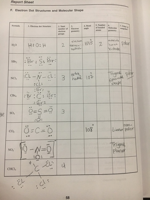 45 Lab 11 Molecular Geometry Answers Background GrAffiTi