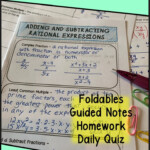 Adding And Subtracting Rational Expressions Worksheet Algebra 2 Pdf