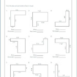 Area And Perimeter Of Compound Shapes Worksheet Answers Or Perimeter Of