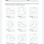 Area And Perimeter Of Compound Shapes Worksheet Shapes Worksheets