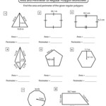 Area And Perimeter Of Polygons Worksheets Math Monks