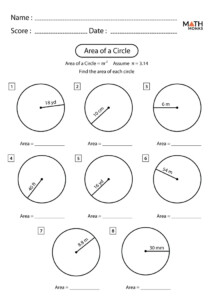 Find The Area Of Different Shapes Worksheet - ShapesWorksheets.com