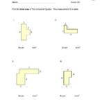 Area Of Composite Figures Worksheet