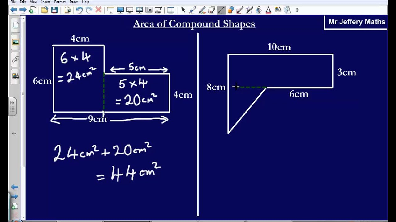 Area Of Irregular Shapes Edexcel GCSE Maths YouTube