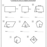 Area Of Polygons Worksheets Math Monks