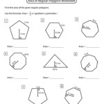 Area Of Polygons Worksheets Math Monks