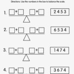 Balance Scale Worksheets For Children Activity Shelter