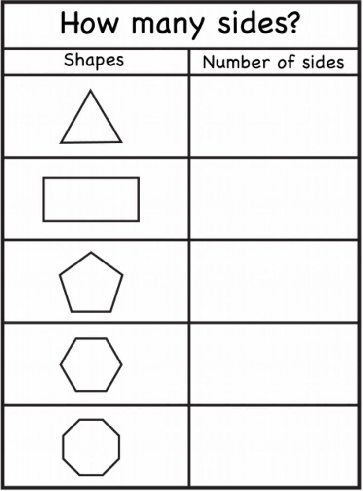 Basic Shapes Worksheet Shapes Worksheet Kindergarten Shapes 