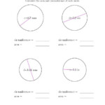 Calculate Circumference And Area Of Circles A Area Worksheets