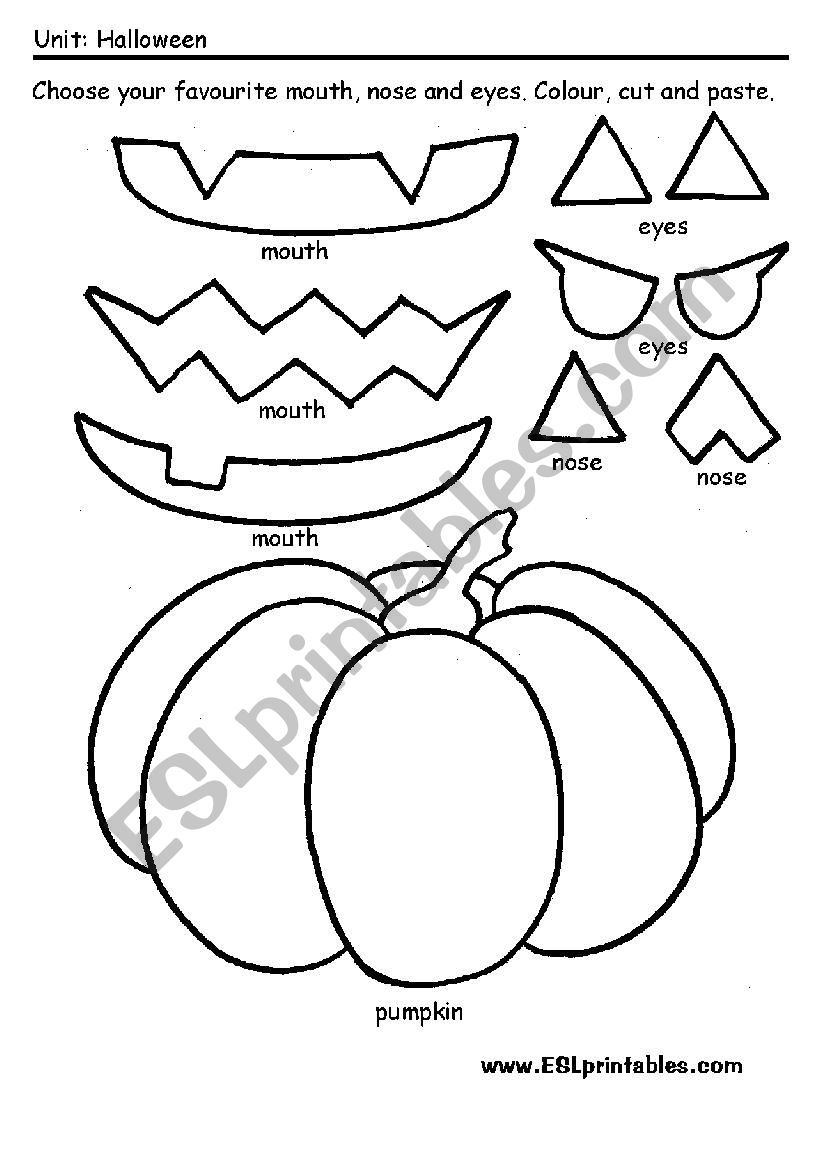 Carve A Pumpkin ESL Worksheet By Victor