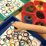 Circle Painting 2d Shapes Activities Shapes Activities Shapes Preschool