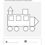 Count The Simple Shapes Worksheets 99Worksheets