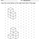 Cube Pattern Worksheets Worksheet Hero