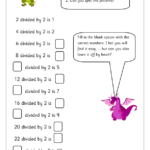 Division Tables Up To 12 Division Maths Worksheets For Year 2 age 6