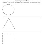 Drawing Circle Triangle Square Shapes Worksheet Have Fun Teaching