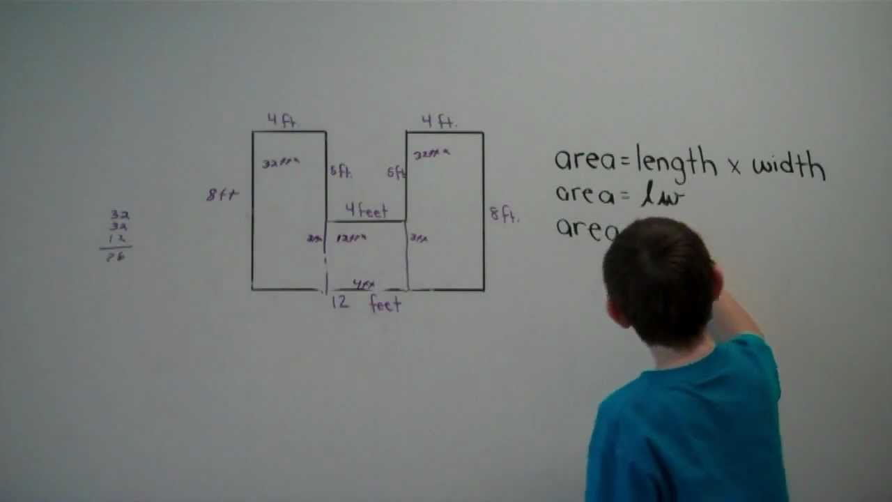 Finding Area Of Irregular Shapes YouTube