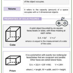 Finding The Surface Area And Volume Of Solid Figures Worksheets