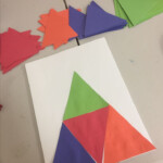 Four Triangles Make A Triangle Preschool Activity Shape Activities