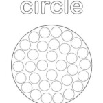 FREE Circle Do A Dot Printable Shapes Preschool Shapes Worksheets