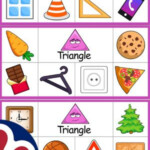 Free Printable Everyday Objects Shape Matching Activity In 2020