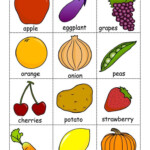 Free Printable Fruits and Vegetables Fruits And Vegetables Pictures