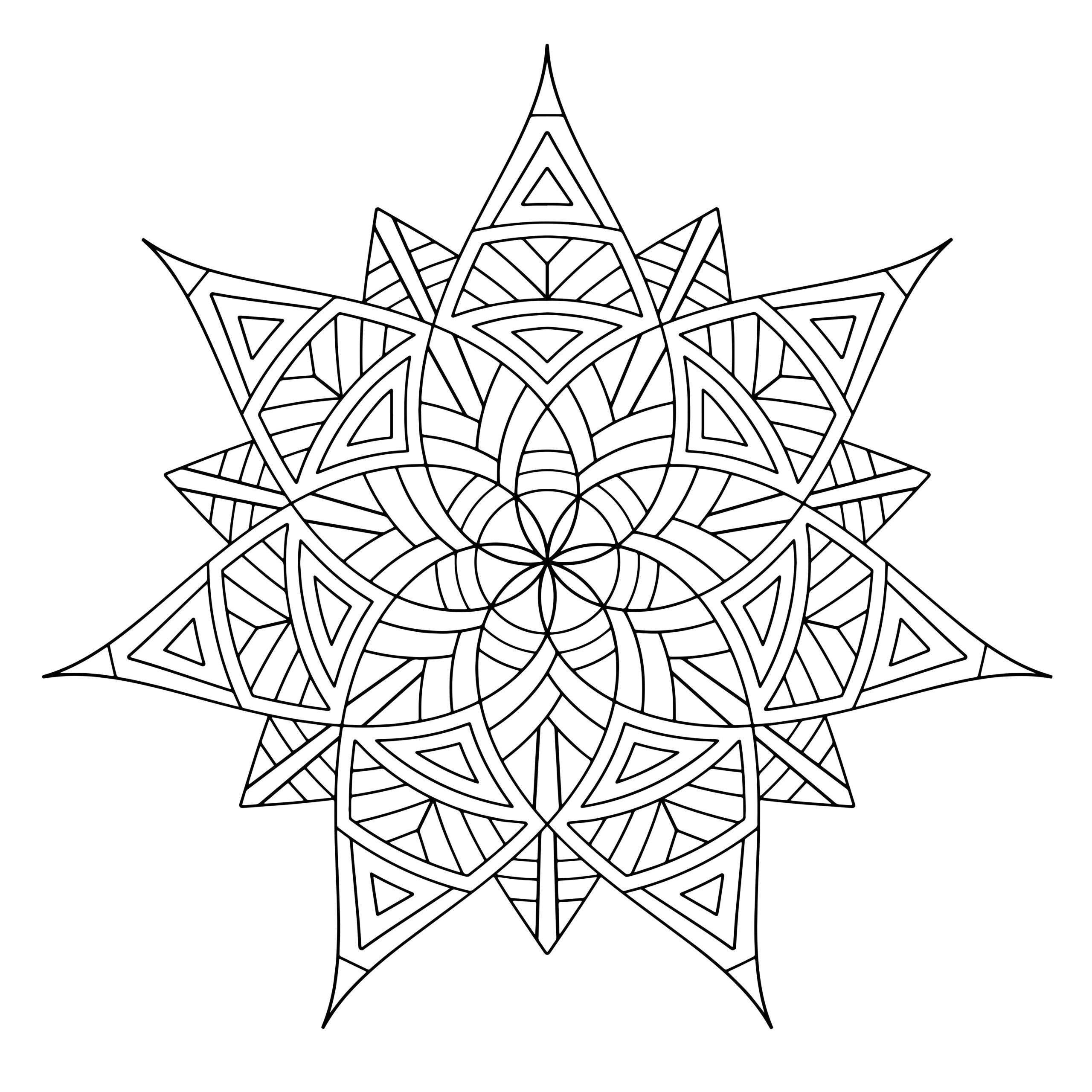 Free Printable Geometric Coloring Pages For Kids