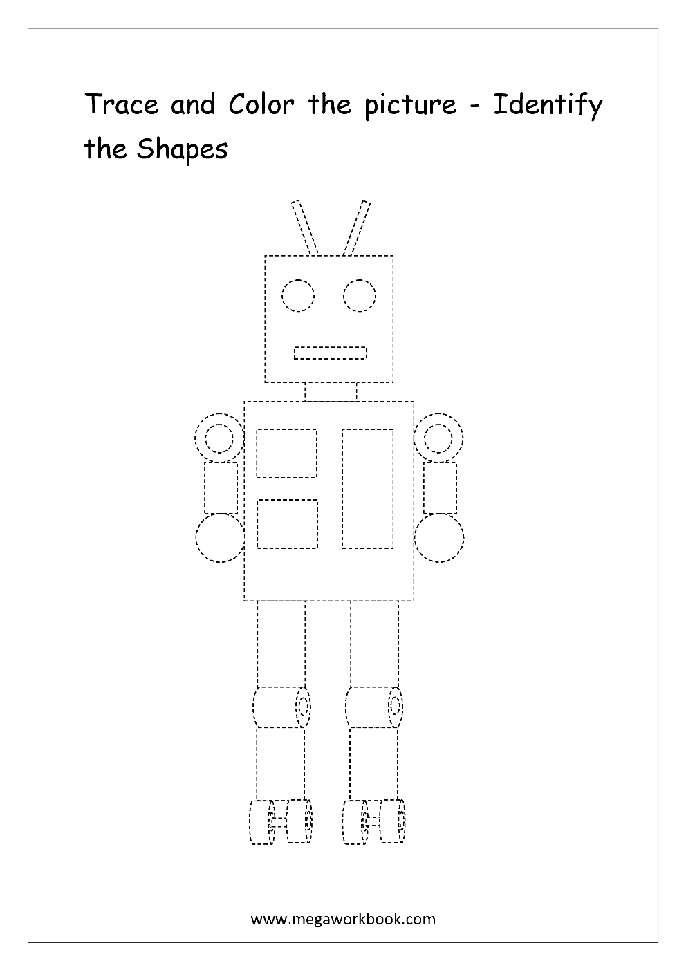 Free Printable Identifying Shapes Worksheets Identify Basic Shapes 