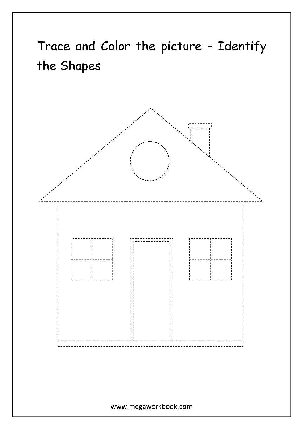Free Printable Identifying Shapes Worksheets Identify Basic Shapes 