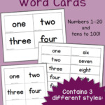 Free Printable Number Word Cards Mamas Learning Corner