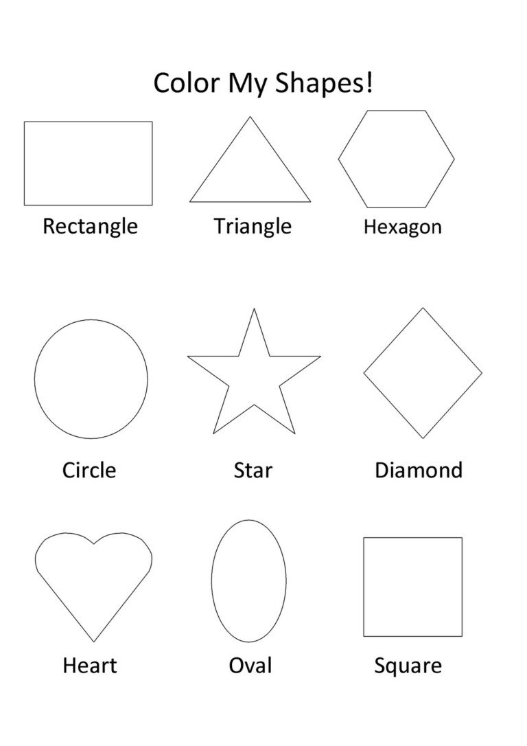 Free Printable Shapes Coloring Pages For Kids - ShapesWorksheets.com