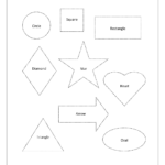 Free Printable Shapes Worksheets Tracing Simple Shapes Pre Writing