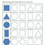 Free Shape Worksheets Kindergarten