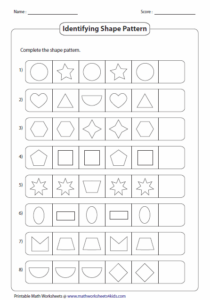 2-d Shapes Worksheet 3rd Grade - ShapesWorksheets.com