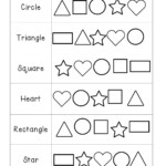 Geometric Shapes Worksheet