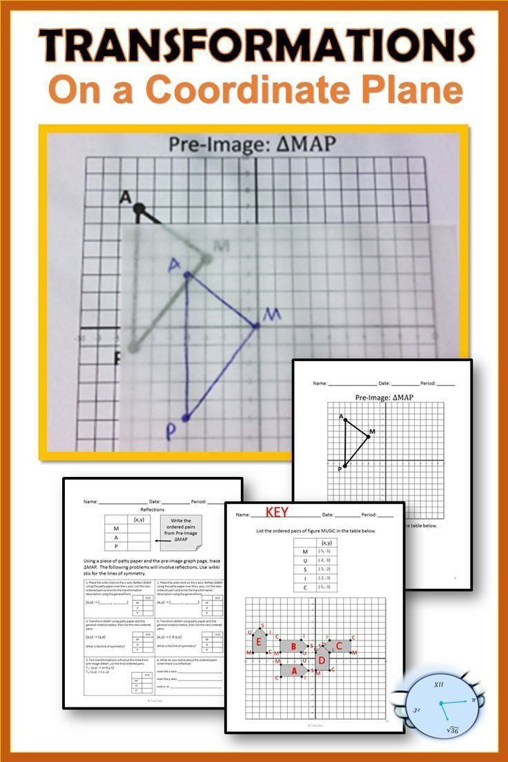 Geometry Transformations Worksheet Answers Geometry Transformations 