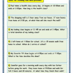 Grade 3 Maths Worksheets 8 5 Time Problems