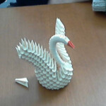 How To Make 3d Origami Small Swan model 2 YouTube