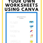 How To Make Your Own Worksheets Using Canva Canvas Learning